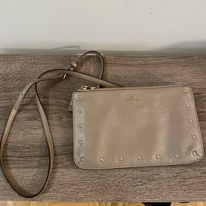 Coach Gold crossbody bag